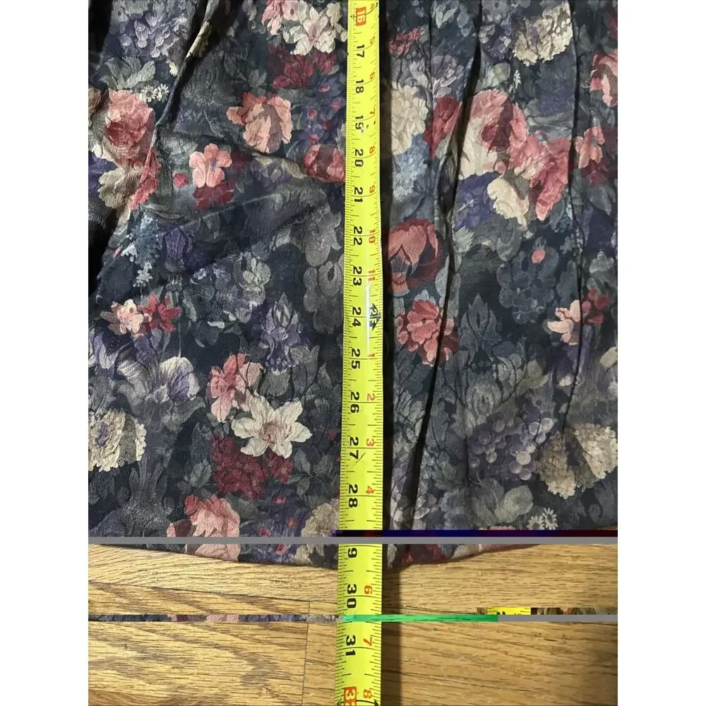 Vintage Chelsea Campbell Pleated Romantic Cottagecore Garden Party Harvest 6P